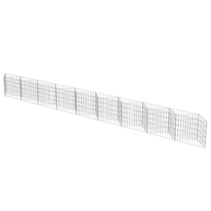 Perete gabion, 630 x 30 x 50 cm, oțel galvanizat - Img 2
