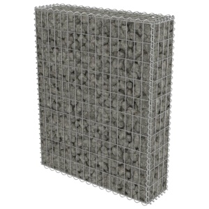 Perete gabion cu capace, 80 x 20 x 100 cm, oțel galvanizat - Img 3