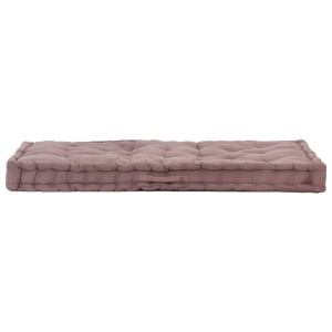 Pernă podea canapea din paleți, gri taupe, 120x80x10 cm bumbac - Img 3
