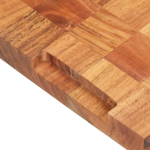 Placă de tocat, 60 x 40 x 3,8 cm, lemn masiv de acacia - Img 8