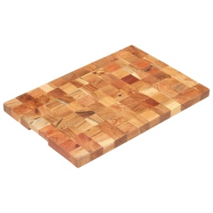 Placă de tocat, 60 x 40 x 3,8 cm, lemn masiv de acacia - Img 12