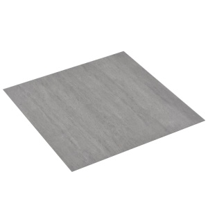 Plăci de pardoseală autoadezive, gri punctat, 5,11 m², PVC - Img 2