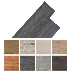 Plăci de pardoseală, negru și alb, 5,26 m², 2 mm, PVC - Img 7