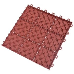 Plăci pardoseală, 10 buc., roșu, 30,5 x 30,5 cm, plastic - Img 8