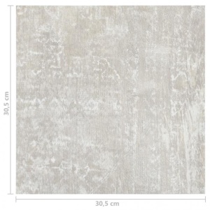 Plăci pardoseală autoadezive 55 buc. gri deschis PVC 5,11 m² - Img 10