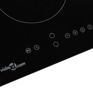 Plită ceramică cu 2 arzătoare, control tactil, 3000 W - Img 4