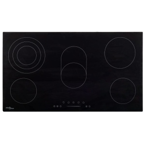 Plită ceramică cu 5 arzătoare, control tactil, 77 cm, 8500 W