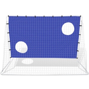 Poartă de fotbal din oțel cu țintă 240 x 92 x 150 cm - Img 5