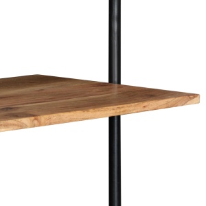 Raft de perete, 94x35x113 cm, lemn masiv de acacia - Img 4