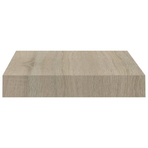 Raft de perete suspendat, stejar, 23x23,5x3,8 cm, MDF - Img 8