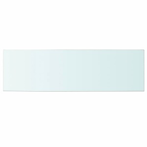 Raft din sticlă transparentă, 100 x 30 cm - Img 2