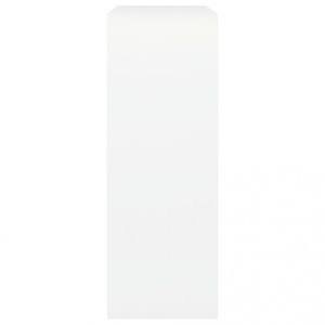 Rafturi de perete cub, 3 buc., alb, MDF - Img 12