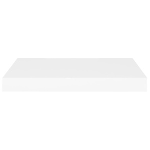 Rafturi de perete suspendate, 4 buc., alb, 50x23x3,8 cm, MDF - Img 8