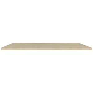 Rafturi perete suspendate, 4 buc., stejar, 120x23,5x3,8 cm, MDF - Img 8