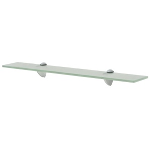Rafturi suspendate, 2 buc., 60 x 20 cm, sticlă, 8 mm - Img 2