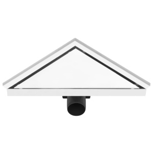 Rigolă de duș cu capac 2-in-1, 25 x 25 cm, oțel inoxidabil - Img 6