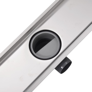 Rigolă duș liniară din oțel inoxidabil, model linie, 830x140 mm - Img 6