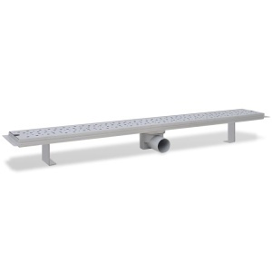 Rigolă duș liniară, model bule, oțel inoxidabil, 930 x 140 mm - Img 4