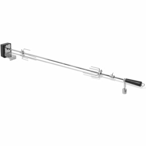 Rotisor cu motor profesional pentru grătar, oțel, 1200 mm - Img 3