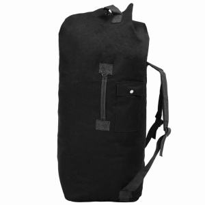 Rucsac in stil militar, 85 L, negru