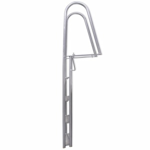 Scară amdocare/piscină cu 4 trepte, aluminiu, 170 cm - Img 3