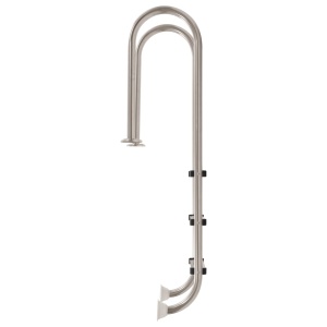 Scară pentru piscină, cu 3 trepte, 120 cm, oțel inoxidabil - Img 3