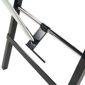 Scaun tratament facial, inlocuitor piele, 185x78x76 cm, negru - Img 5