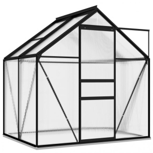 Seră, antracit, 2,47 m² aluminiu - Img 2