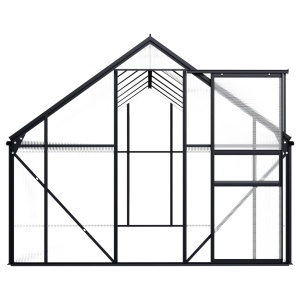 Seră, antracit, 8,17 m², aluminiu - Img 6