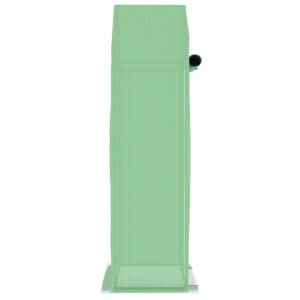 Seră cu cadru din oțel, 0,5 m², 1 x 0,5 x 1,9 cm - Img 5