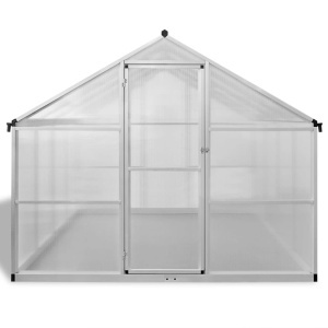 Seră din aluminiu ranforsat cu cadru de bază, 9,025 m² - Img 3