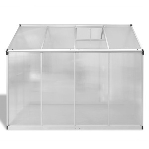 Seră din aluminiu ranforsat cu cadru la bază, 4,6 m² - Img 4
