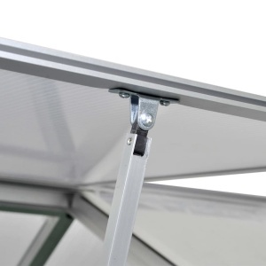 Seră din aluminiu ranforsat cu cadru la bază, 4,6 m² - Img 8