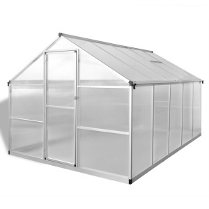Seră din aluminiu ranforsat cu cadru la bază, 7,55 m² - Img 2
