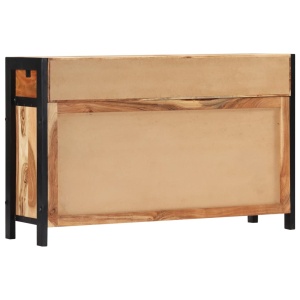 Servantă, 120 x 35 x 75 cm, lemn masiv de acacia - Img 6