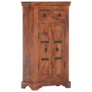 Servantă, 50 x 30 x 100 cm, lemn masiv de acacia - Img 10