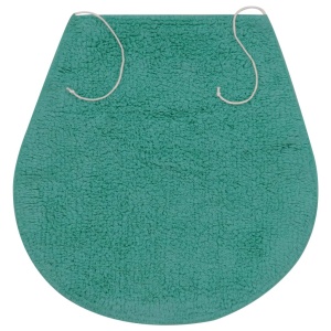 Set covorașe baie, 3 piese, turcoaz, textil - Img 5