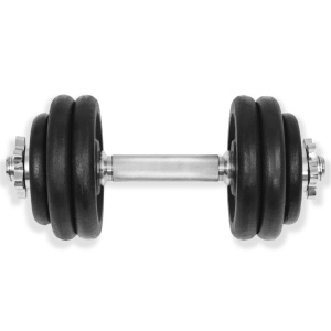 Set de gantere de 18 piese, 30 kg fontă - Img 4