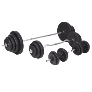 Set de haltere și gantere 120 kg - Img 2