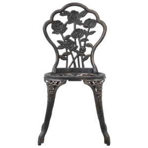 Set mobilier bistro, 3 piese, aluminiu turnat - Img 12