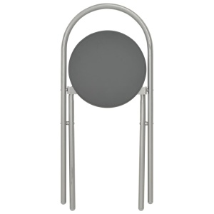 Set mobilier bucătărie cu depozitare 3 piese negru, MDF și oțel - Img 11