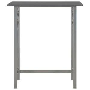 Set mobilier de bar, 3 piese, antracit, lemn și oțel - Img 3