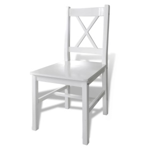 Set mobilier de bucătărie, 5 piese, alb - Img 4