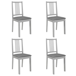 Set mobilier de bucătărie, 5 piese, gri, MDF - Img 6
