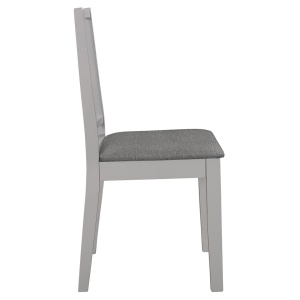 Set mobilier de bucătărie, 5 piese, gri, MDF - Img 12