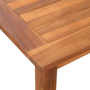 Set mobilier de exterior, 7 piese, negru și maro, poliratan - Img 4