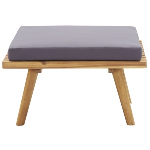 Set mobilier de grădină, 5 piese, lemn masiv de acacia - Img 9