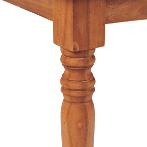 Set mobilier de grădină cu perne, 4 piese, lemn masiv de tec - Img 6