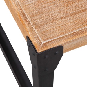 Set mobilier de sufragerie, 3 piese, lemn masiv de acacia - Img 10