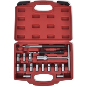 Set pentru curățare scaune injectoare diesel, 17 buc - Img 3